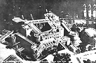 Vecchia foto aerea del Castello Svevo