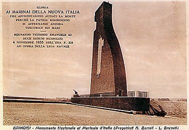Monumento al Marinaio d'Italia, foto d'epoca